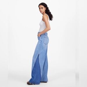 MADEWELL Wide-Sweep Jeans in Parson Wash: Airy Denim Edition